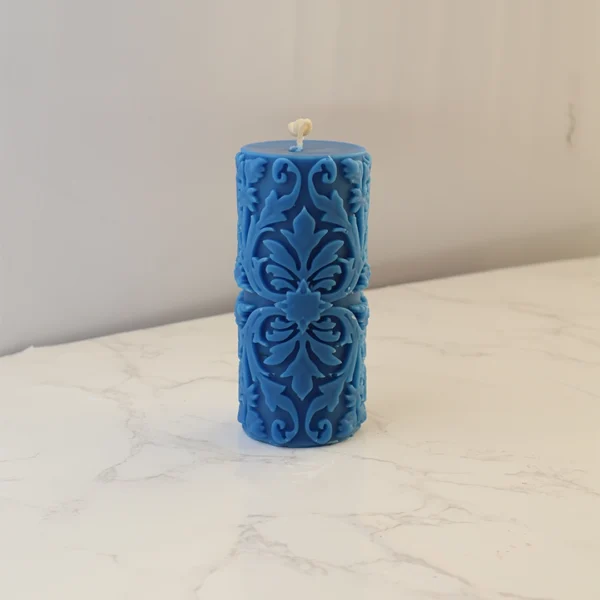 شمع منبت معطر – آبی